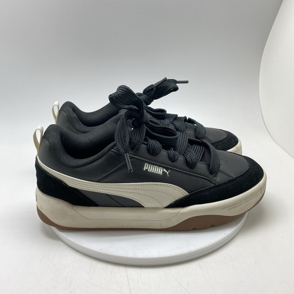 Puma Park Lifestyle OG Sneakers Mens 10 Black Leather Casual Shoes 397262-09